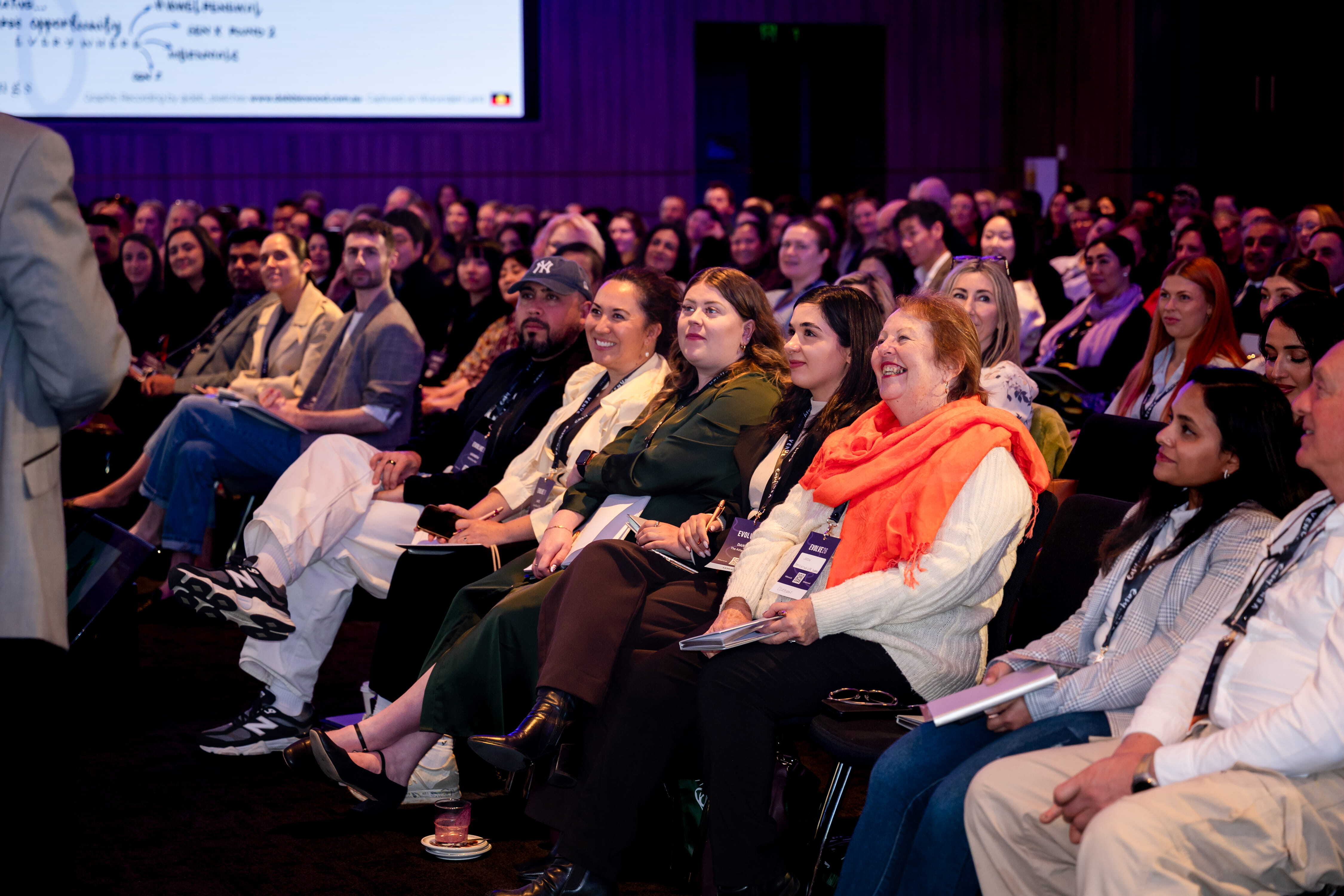 Evolve 2026 attendees together in the room