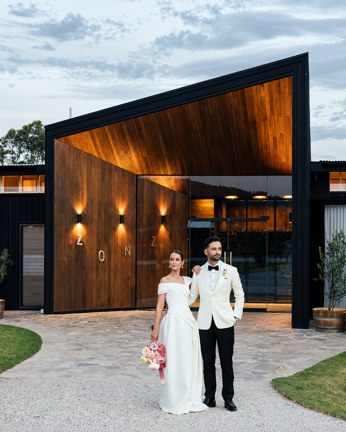 Wedding venue scene